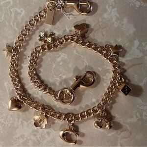 Gold Charm Strap 22inches